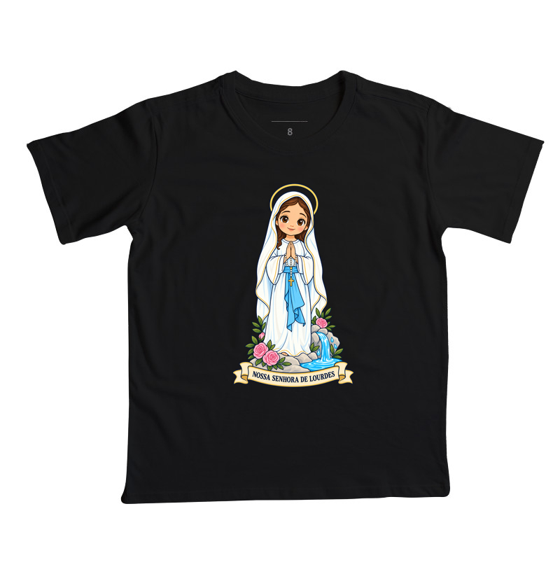 Nossa Senhora de Lourdes estilo chibi - Imagem 4