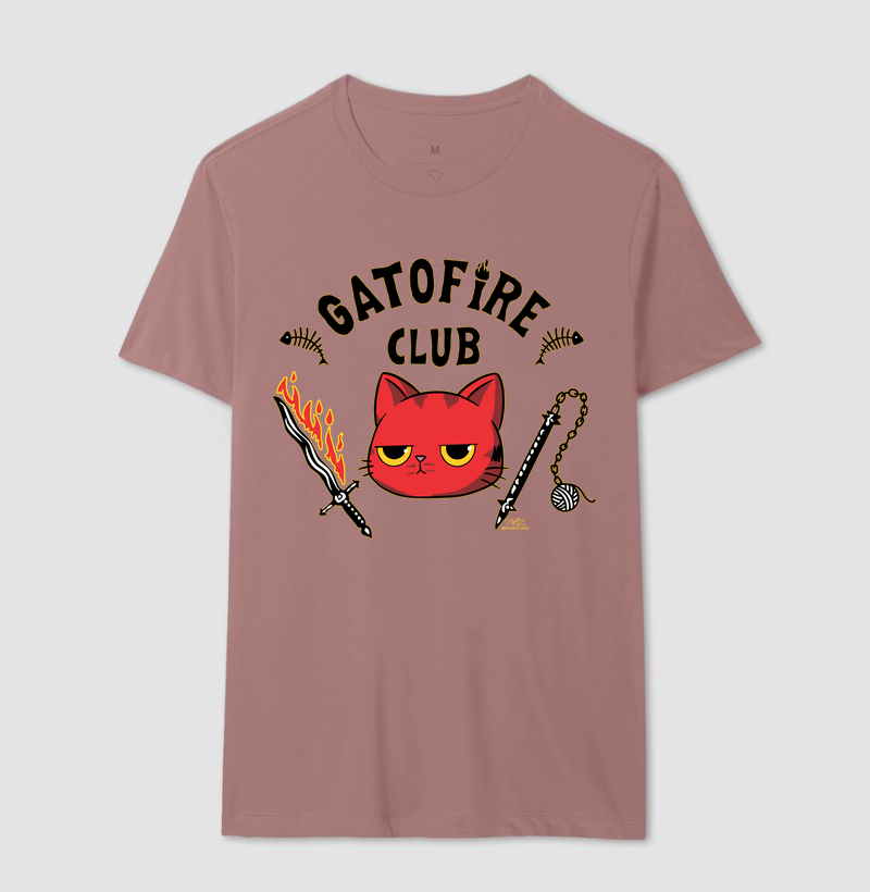 Camiseta Gato Sincero GatoFire Club - Imagem 16