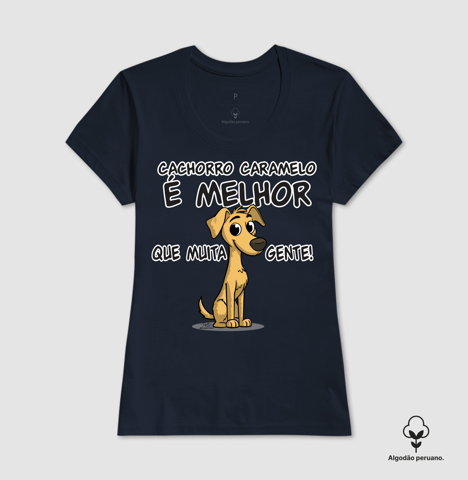 Camiseta Cachorro Caramelo - Imagem 7