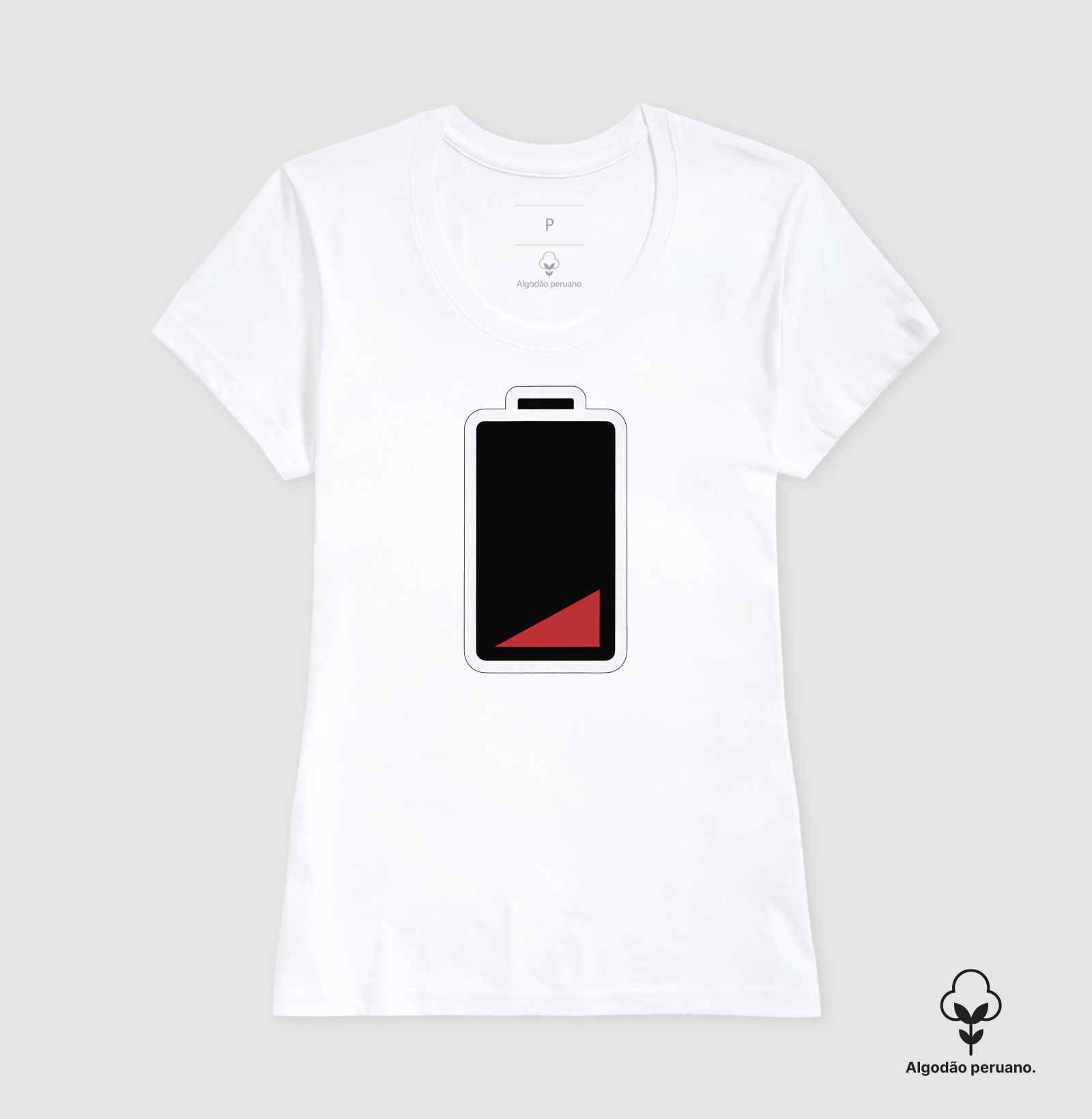 Camiseta Algodão Peruano 5% de Bateria - Imagem 7