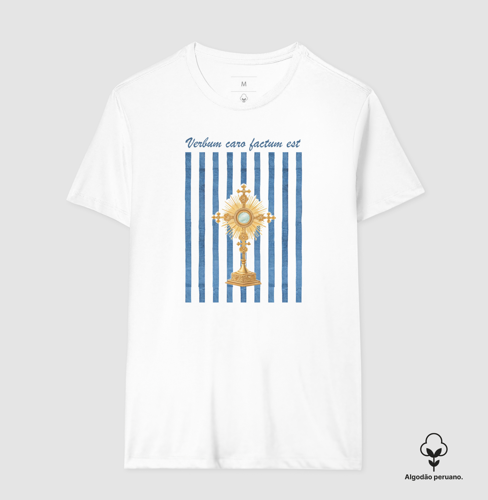Camiseta Algodão Peruano O Verbo se Fez Carne - Imagem 2
