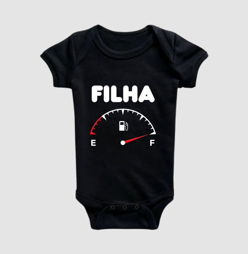 Filha - gasolina - (kit pai & filha) (body bebê) - Imagem 5