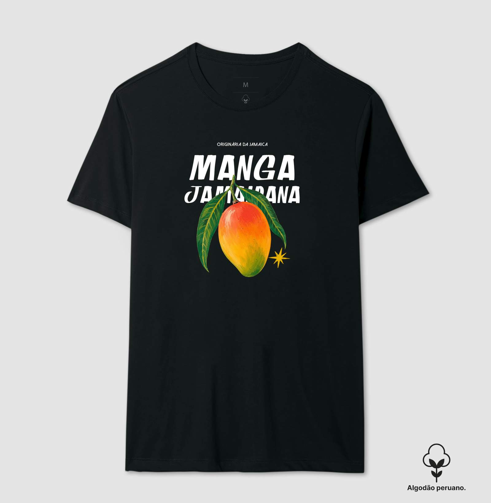 Camiseta Manga Jamaicana. Coleção Reggae.  Masculino e feminino. Algodão Peruano. - Imagem 7