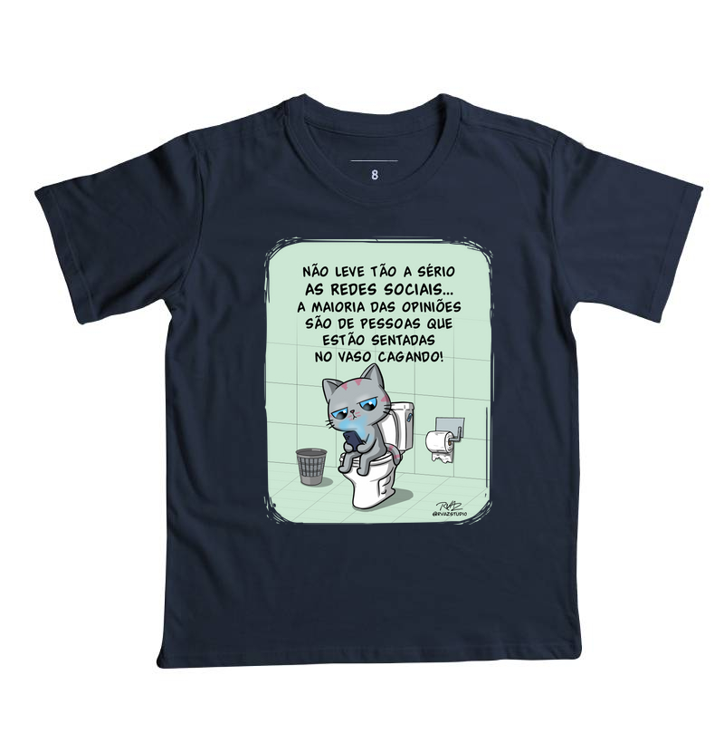 Camiseta Gato Sincero no Vaso - Imagem 5