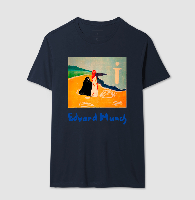 Camiseta Edvard Munch Duas Mulheres Na Praia - Imagem 6