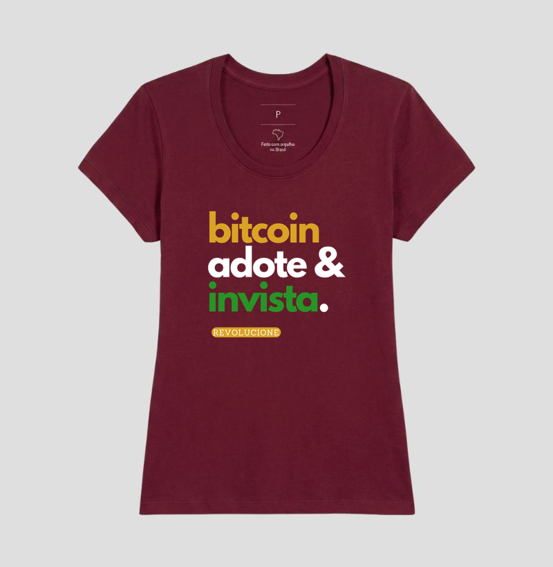 Camiseta Bitcoin Adote & Invista - Imagem 18