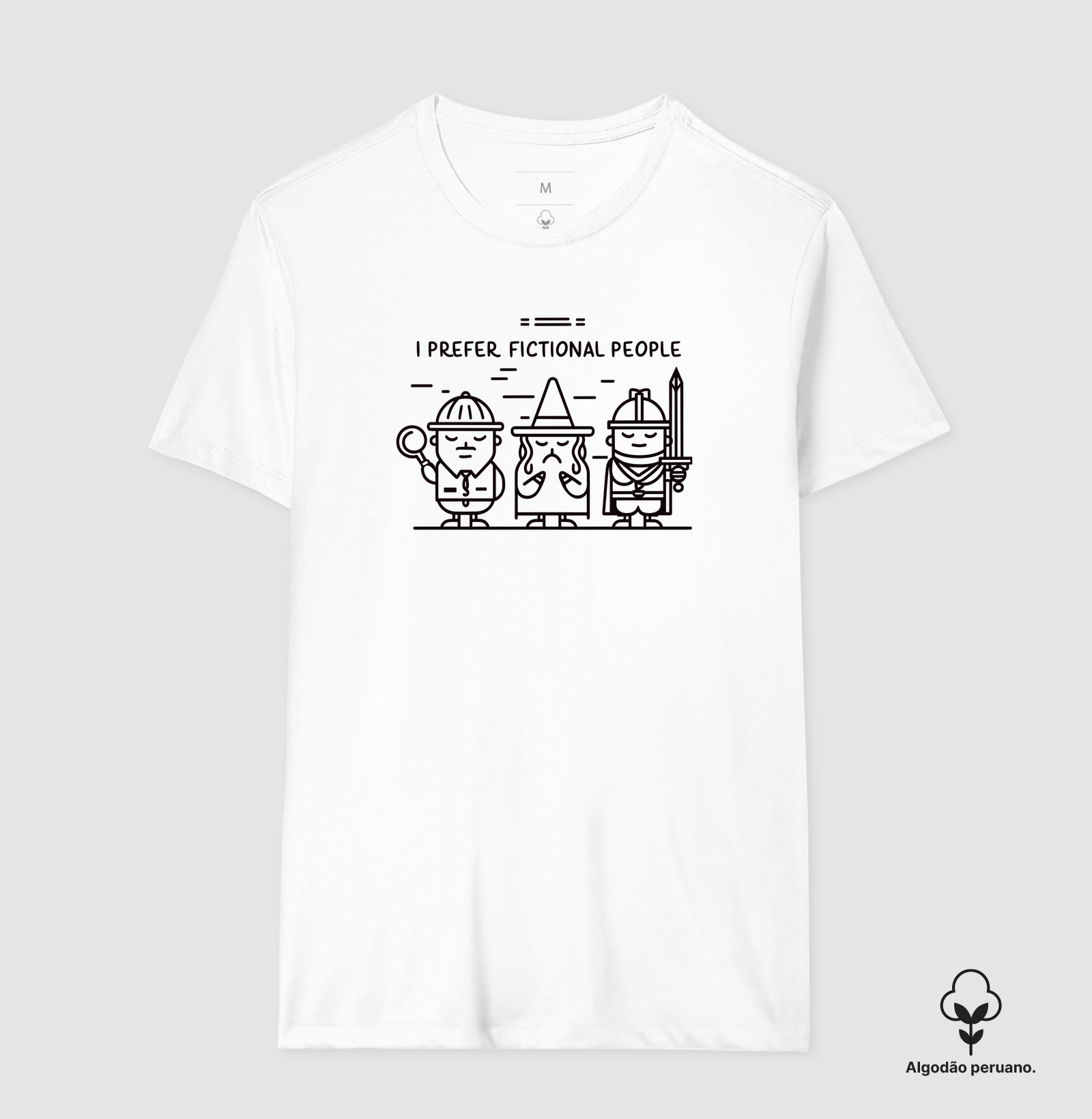 Camiseta Algodão Peruano Fugitivo da Realidade - Imagem 4