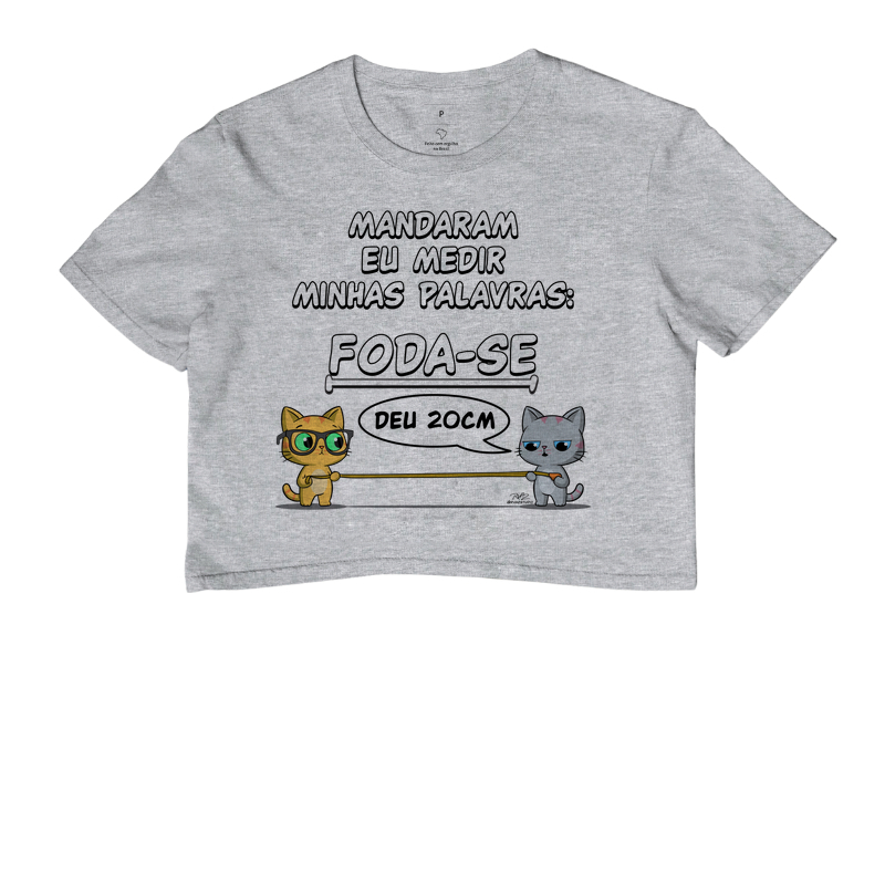 Camiseta Gato Sincero Medir Palavras - Imagem 6