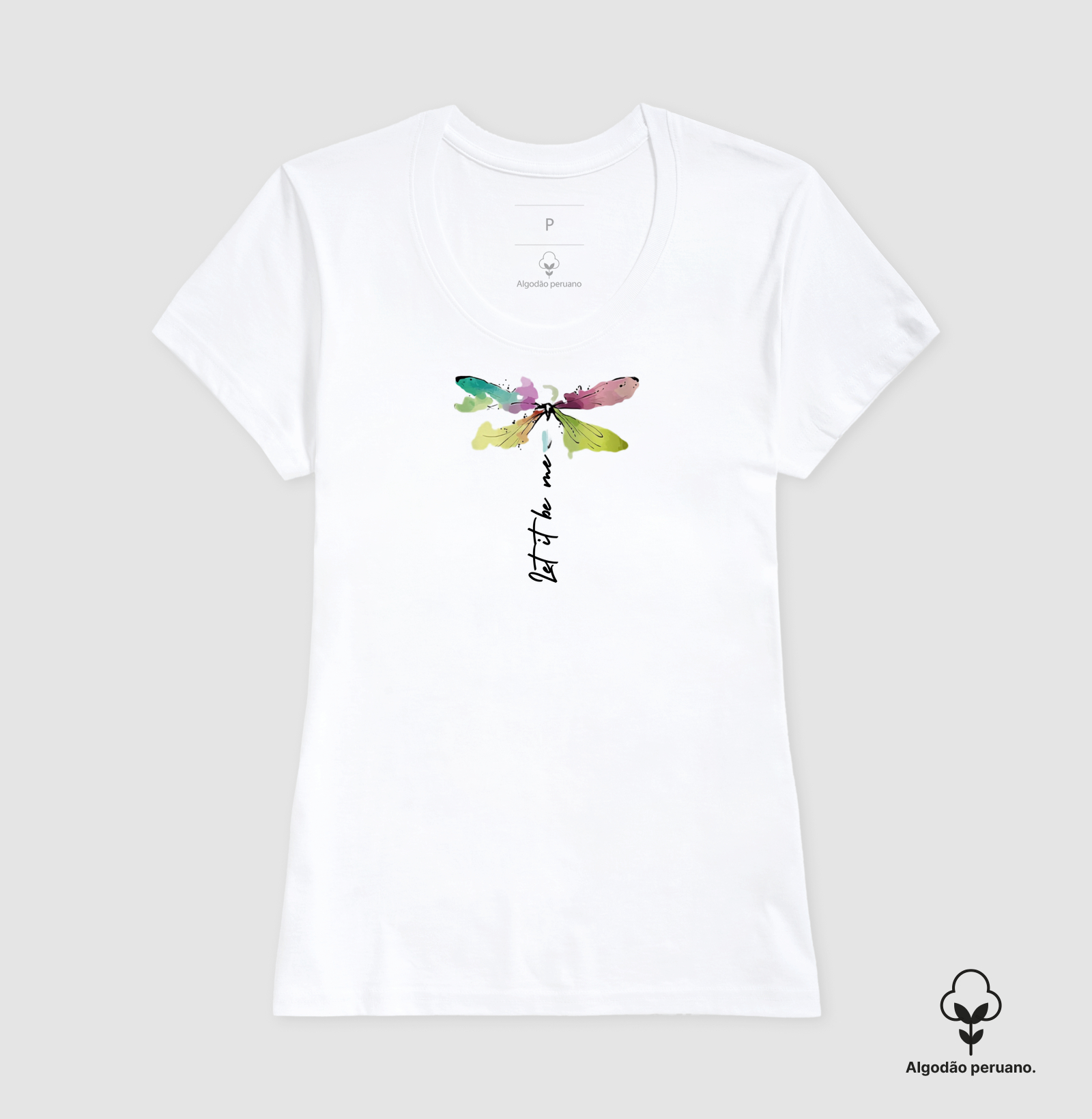 Camiseta Algodão Peruano Aquarela - Imagem 4