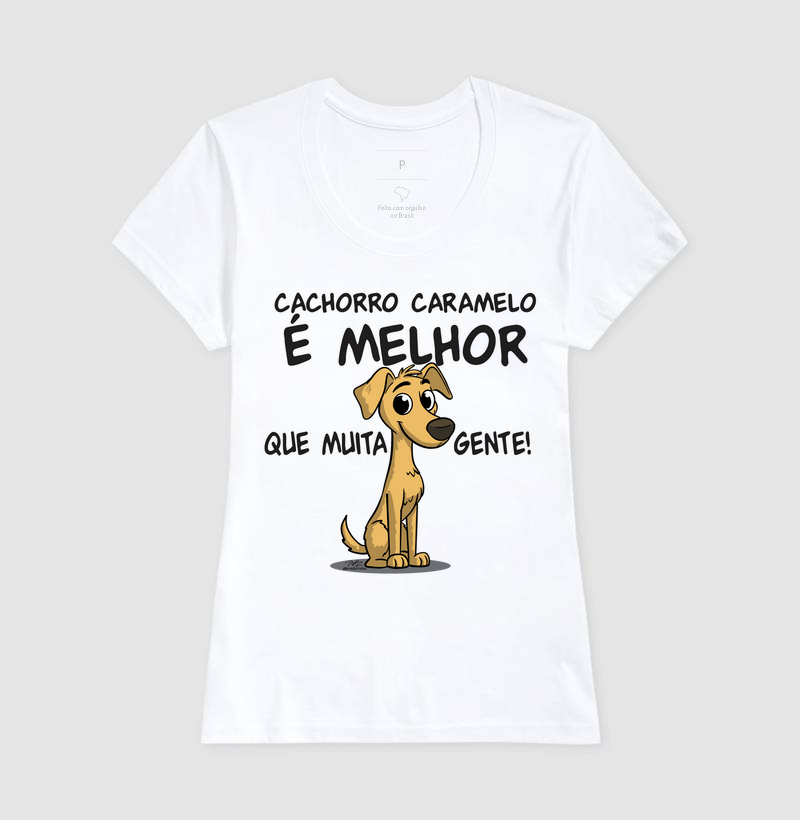 Camiseta Cachorro Caramelo - Imagem 5