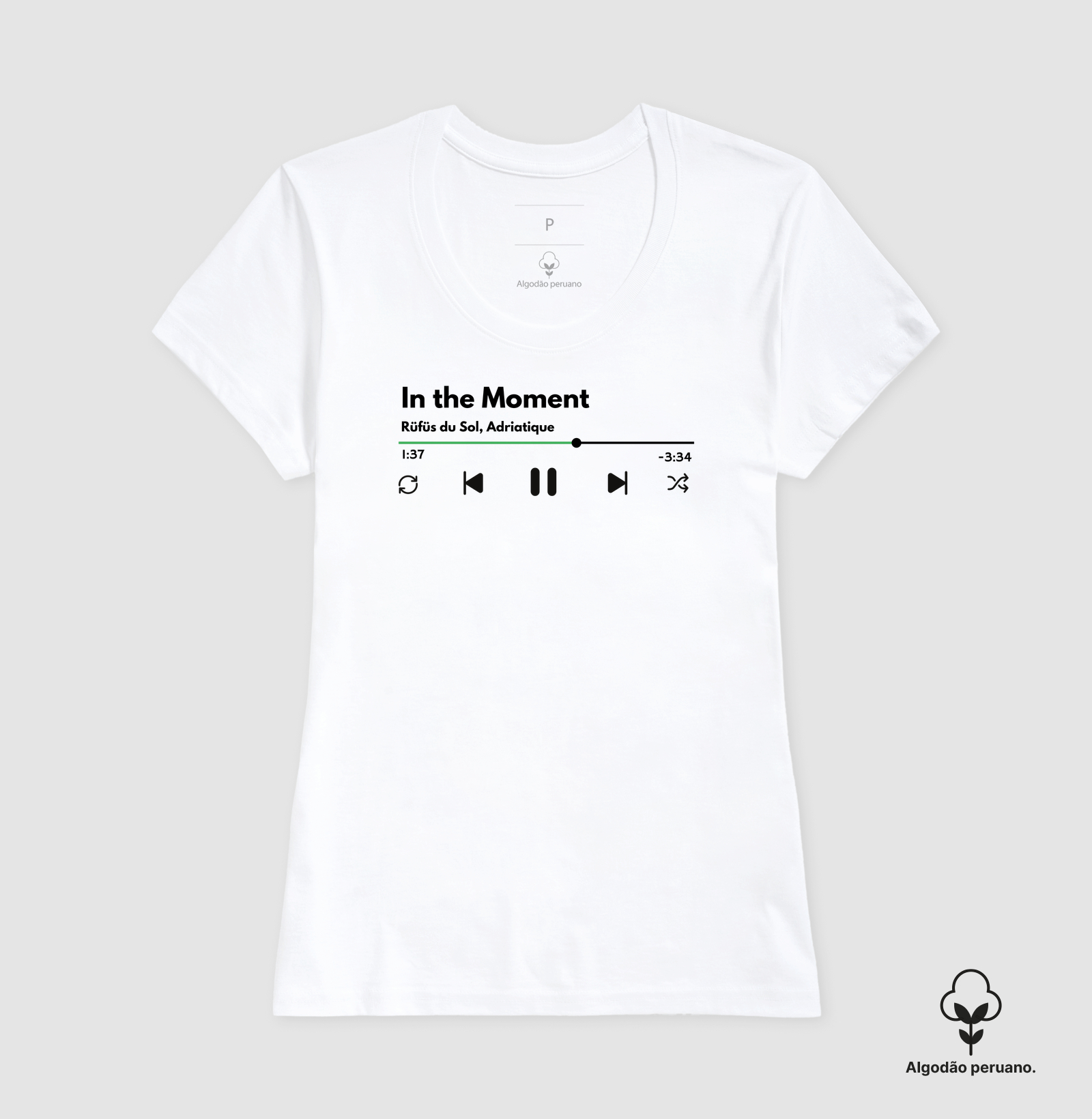 Track In the Moment - Rufus e Adriatique (algodão peruano) - Imagem 6