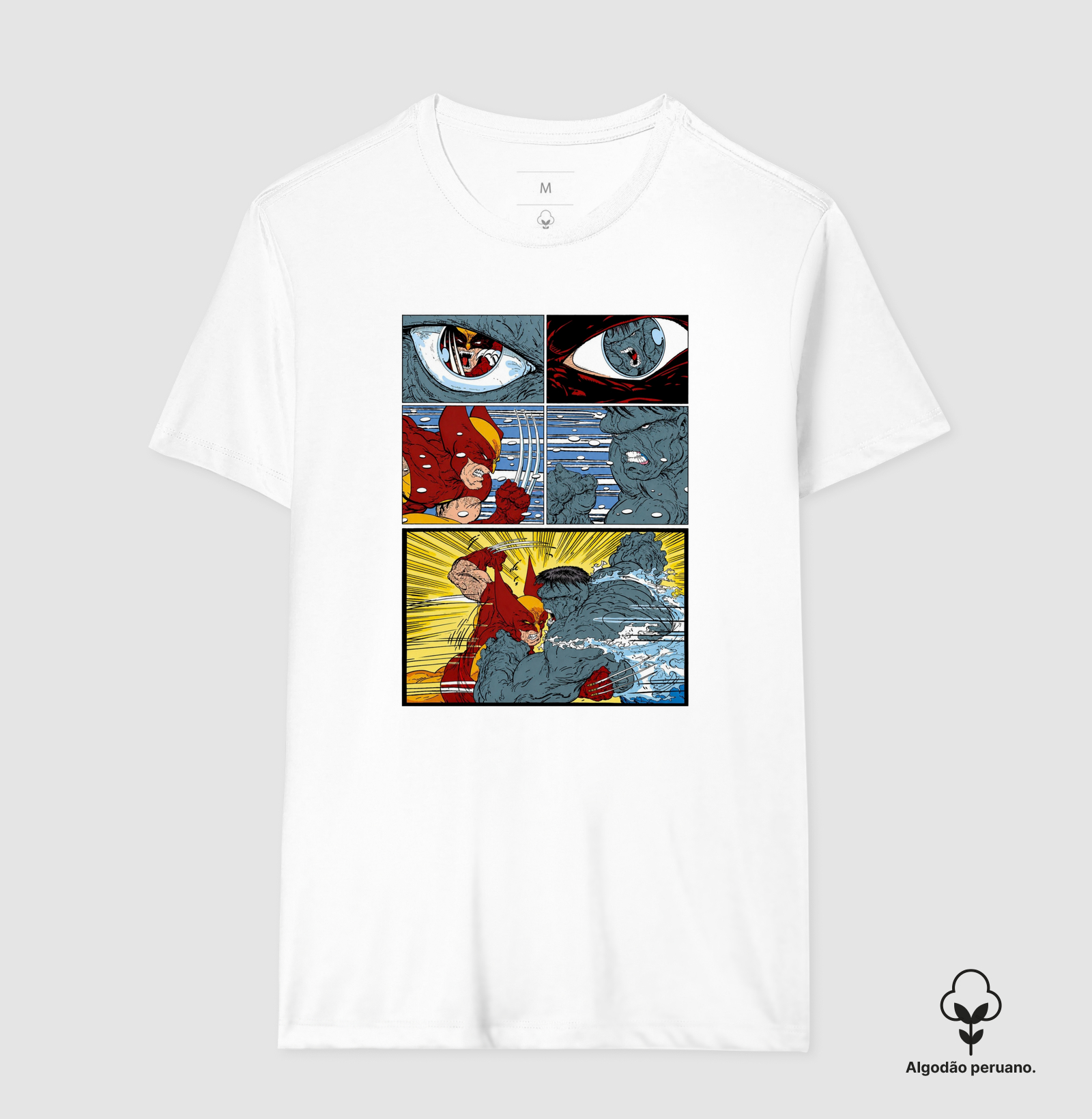 CAMISETA WOVERINE x HULK - TIRA - Imagem 5