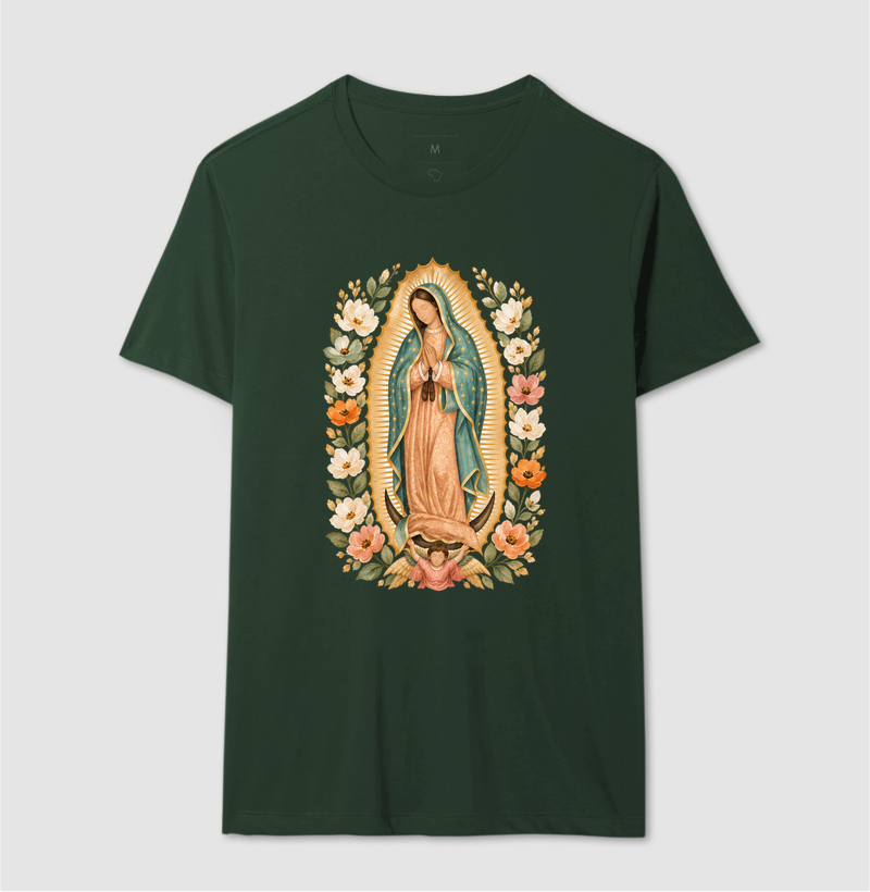 Nossa Senhora de Guadalupe com Flores - Imagem 8