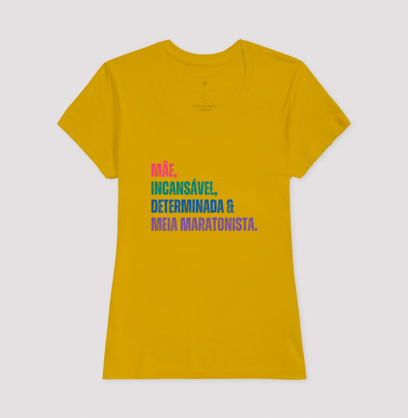 Camiseta Meia Maratona - Mãe, Incansável, Determinada e Meia Maratonista - Imagem 15