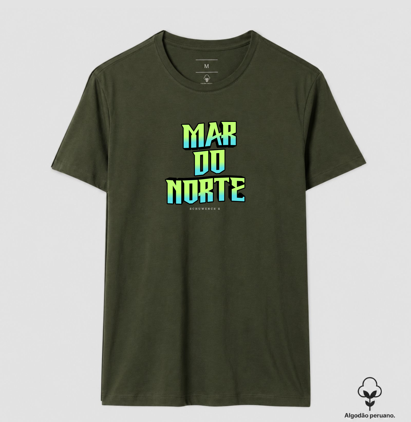 Camiseta Algodão Peruano Mar do Norte - Imagem 3