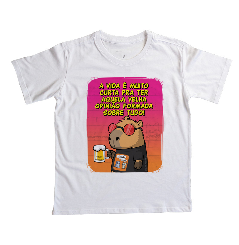 Camiseta Capivara Opinião - Imagem 5