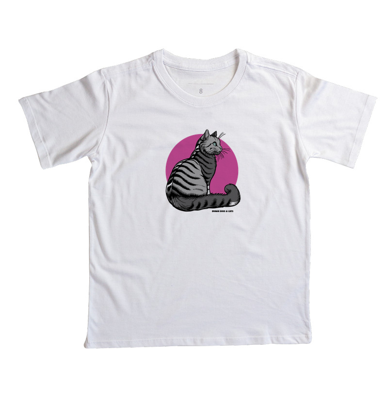 Gato cinza e fundo rosa - Imagem 4