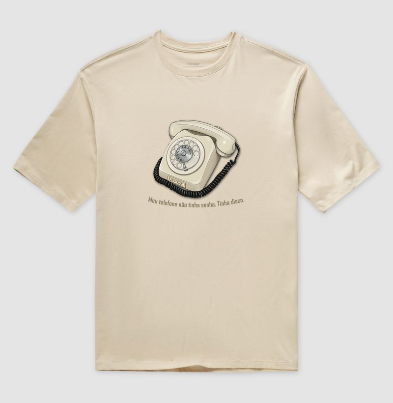 Camiseta Vintage Telefone Disco - Imagem 3