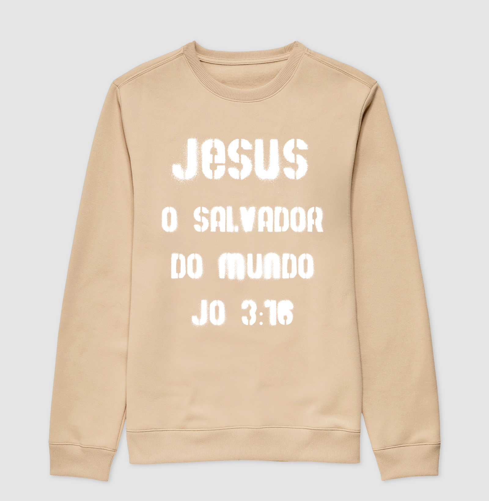 Suéter Moletom Cristão O Salvador do Mundo - Imagem 3