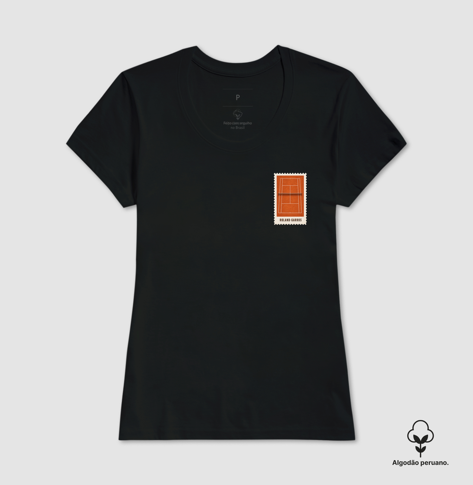 Camiseta Peruano Selo Roland Garros (masculina e feminina) - Imagem 8