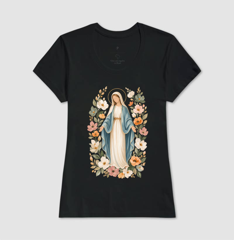 Nossa Senhora das Graças com Flores - Imagem 6