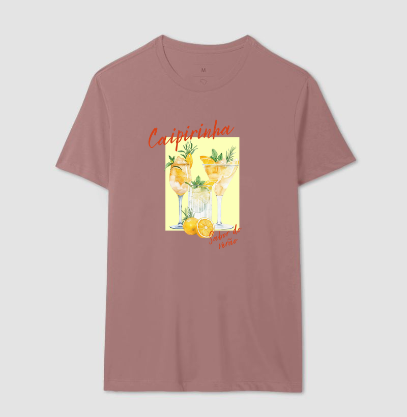 Camiseta Algodão Premium Caipirinha – Sabor do Verão - Imagem 14