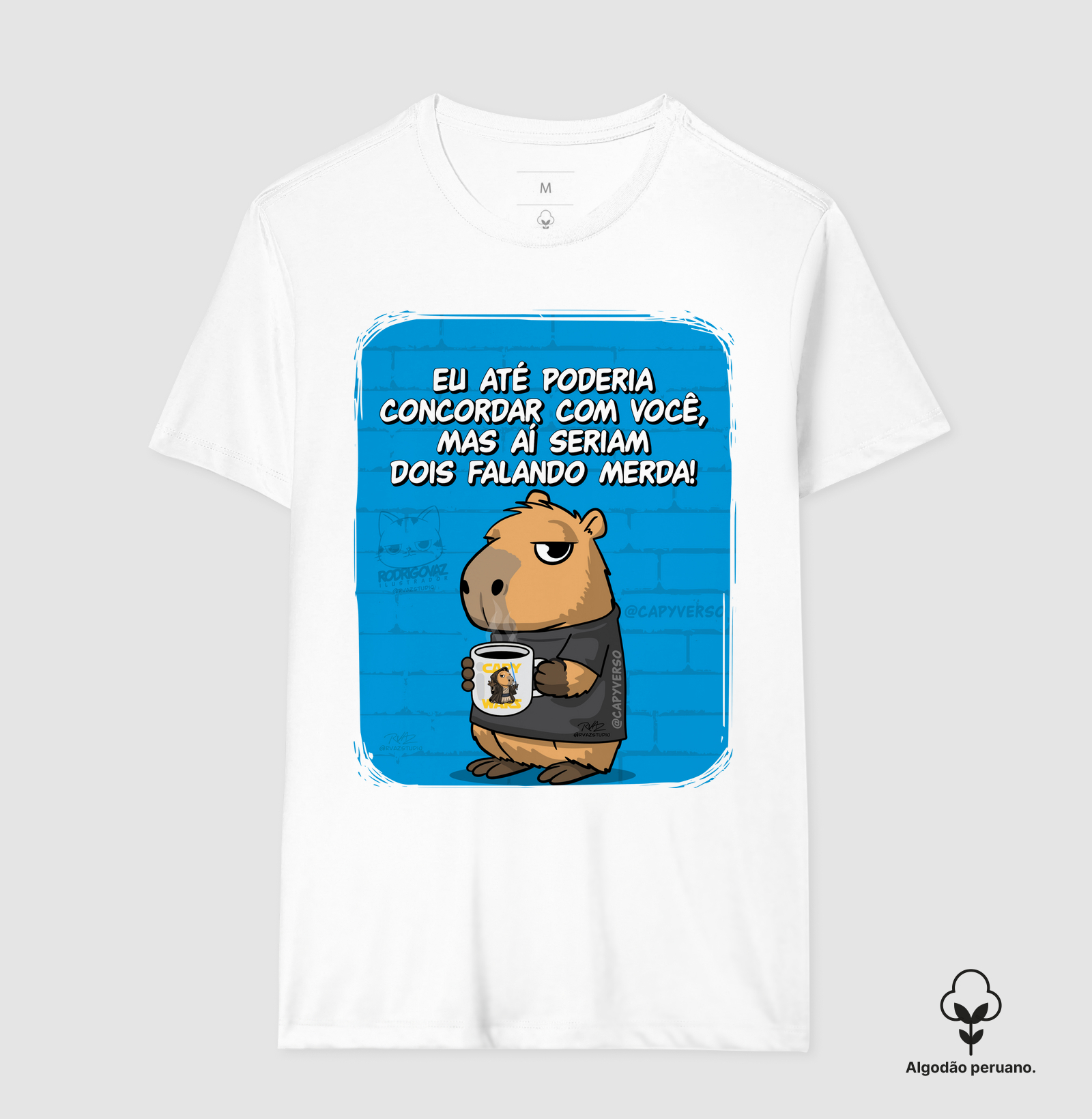 Camiseta Capivara Falando Merda - Imagem 6