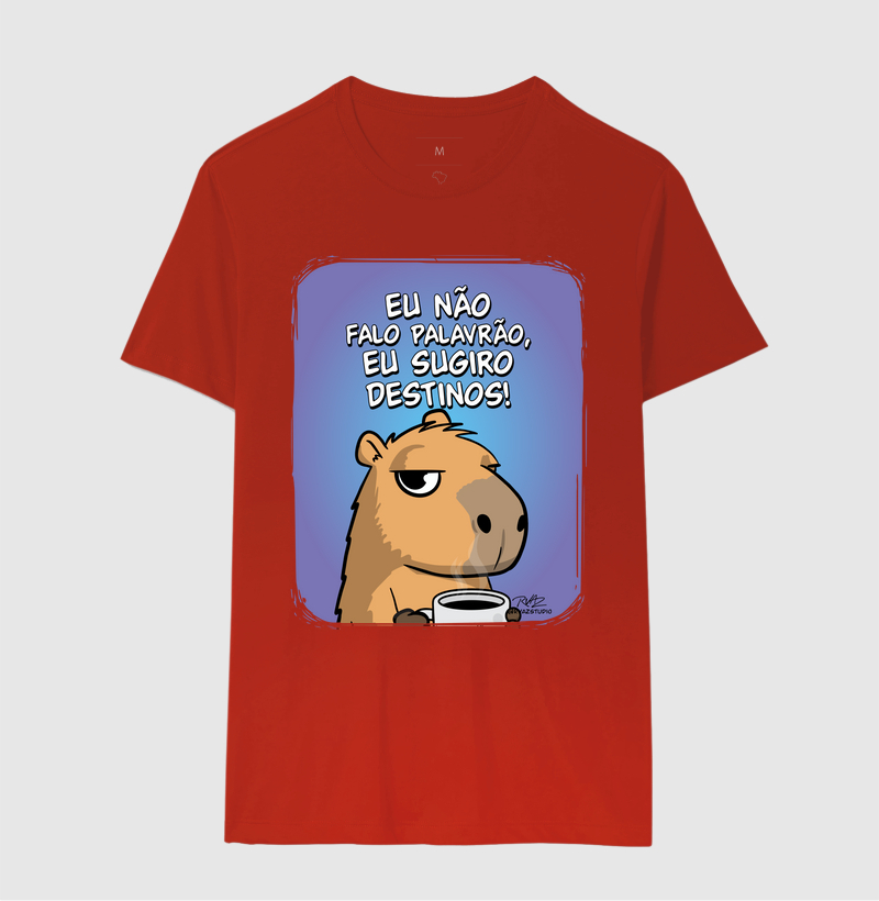 Camiseta Capivara Sugiro Destinos - Imagem 10