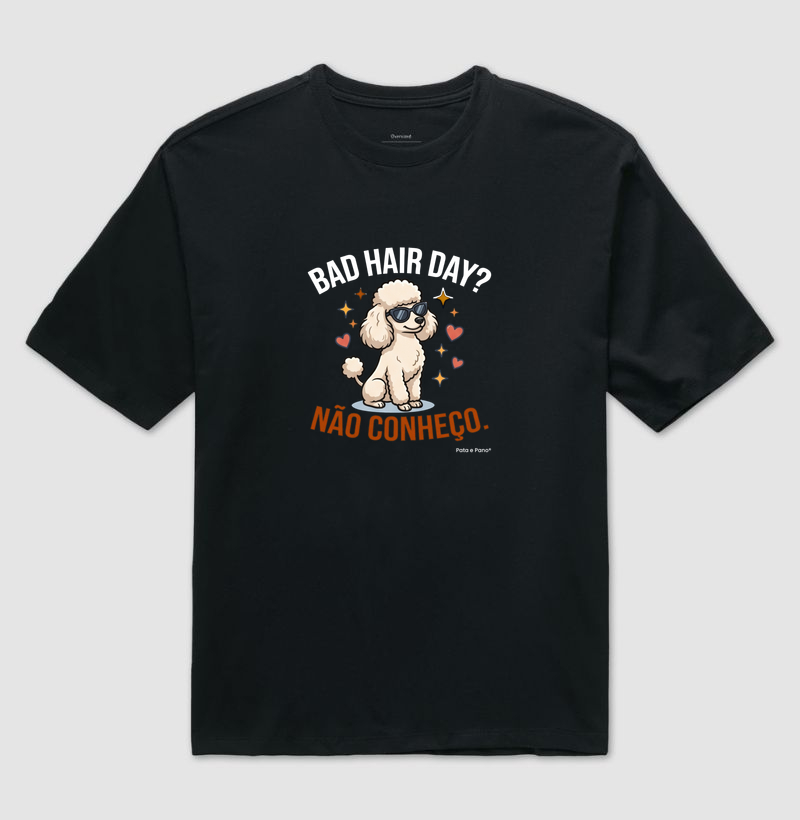 CAMISETA POODLE BAD HAIR - Imagem 2