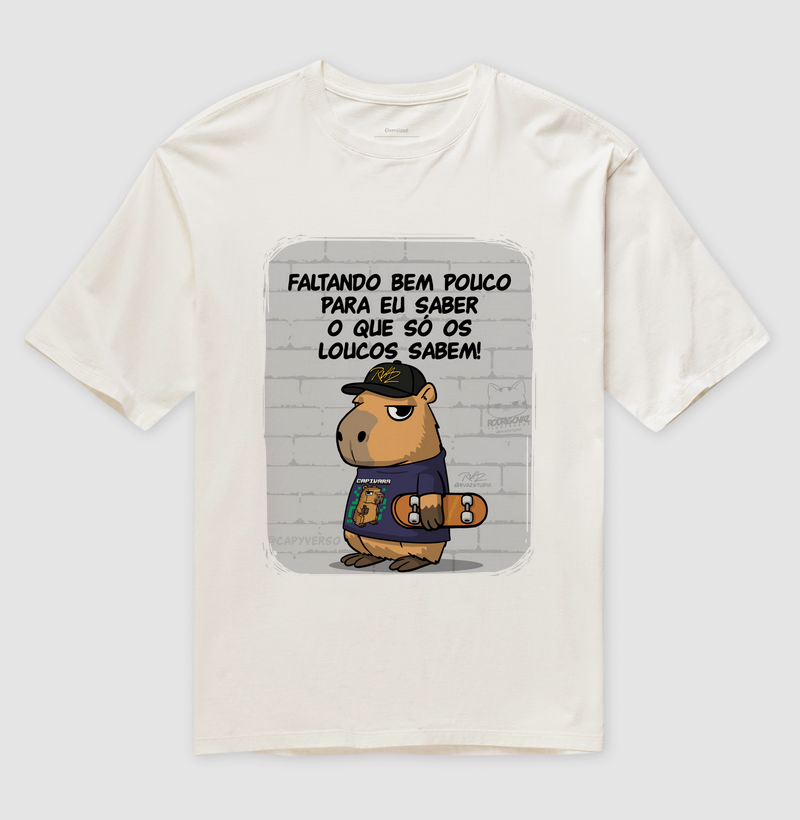 Camiseta Capivara só os loucos - Imagem 4