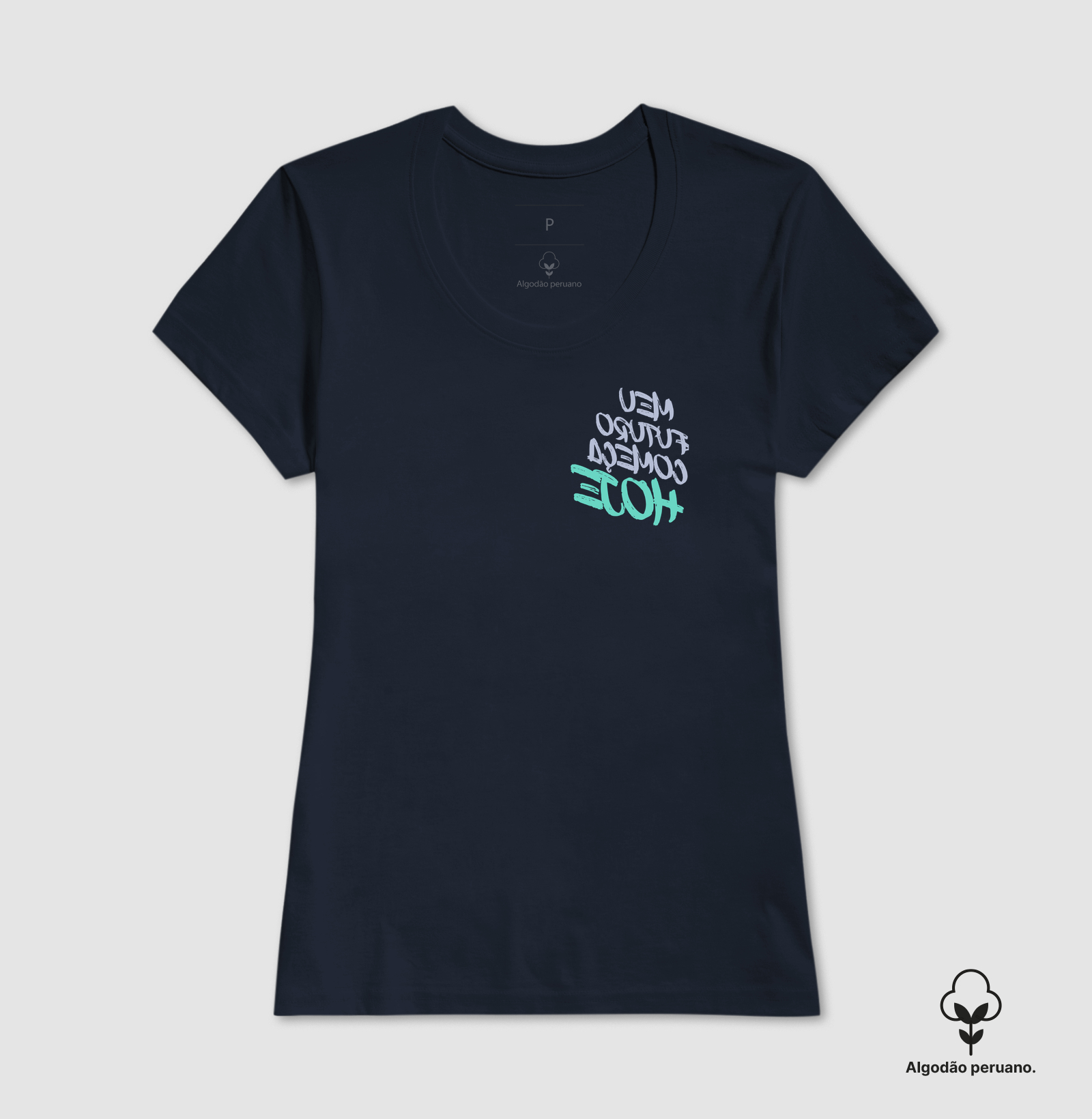 Futuro Começa Hoje - Camiseta Pima - Imagem 4