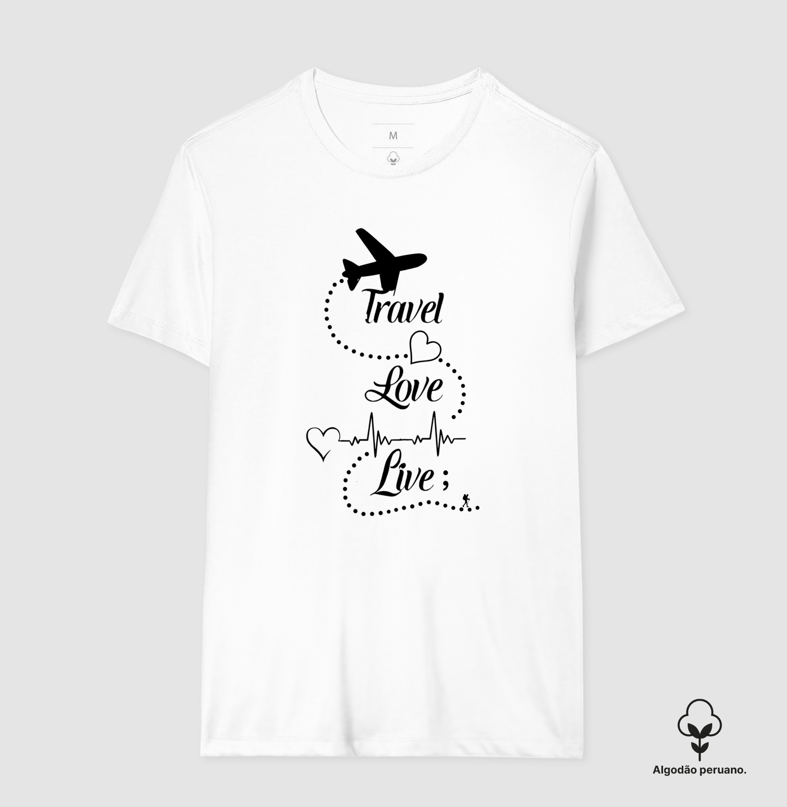 Camiseta Travel Love Live – Estampa de Viagem | Excursionista - Imagem 7
