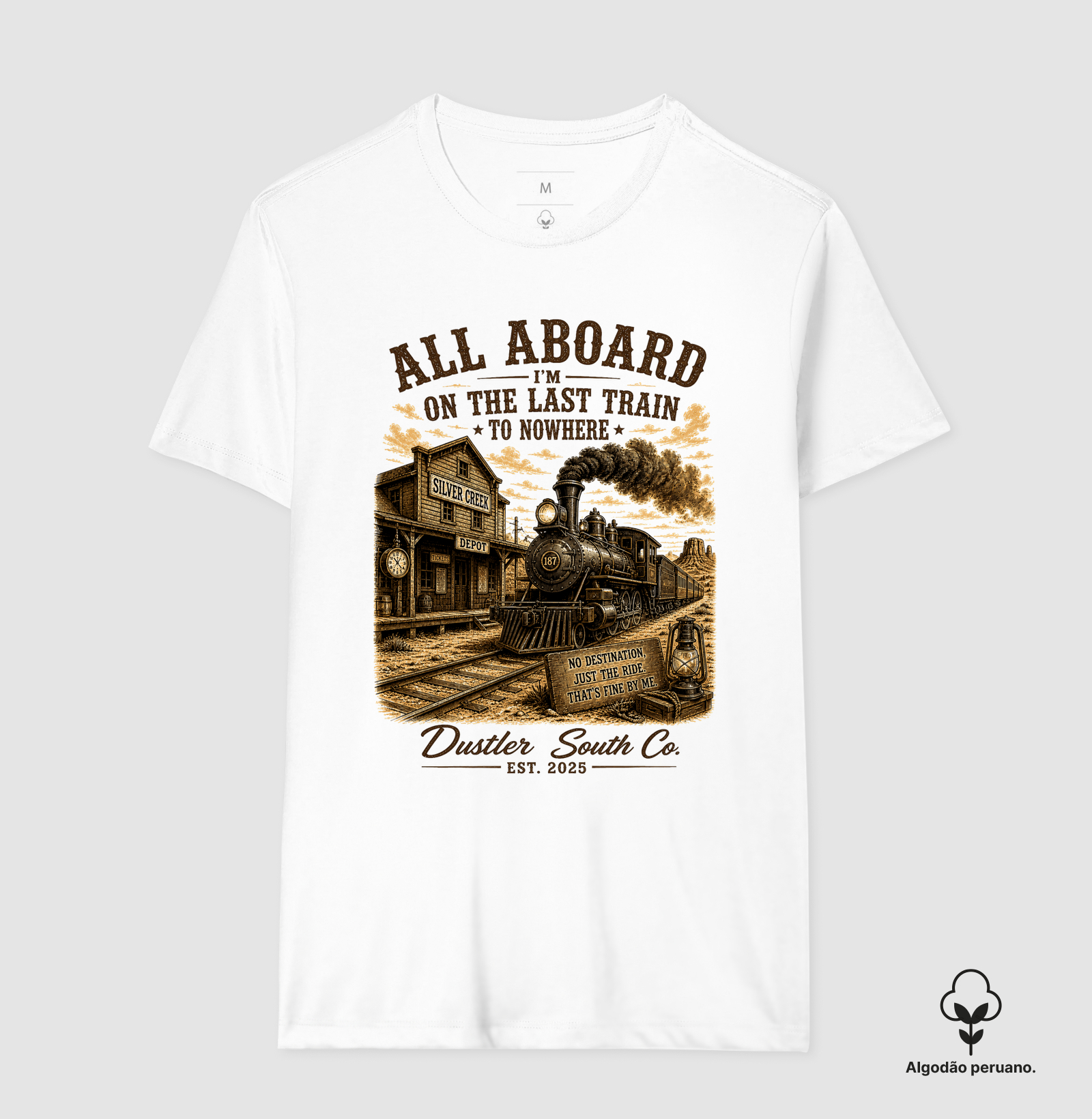 Camiseta Country Masculina Last Train to Nowhere - Imagem 2
