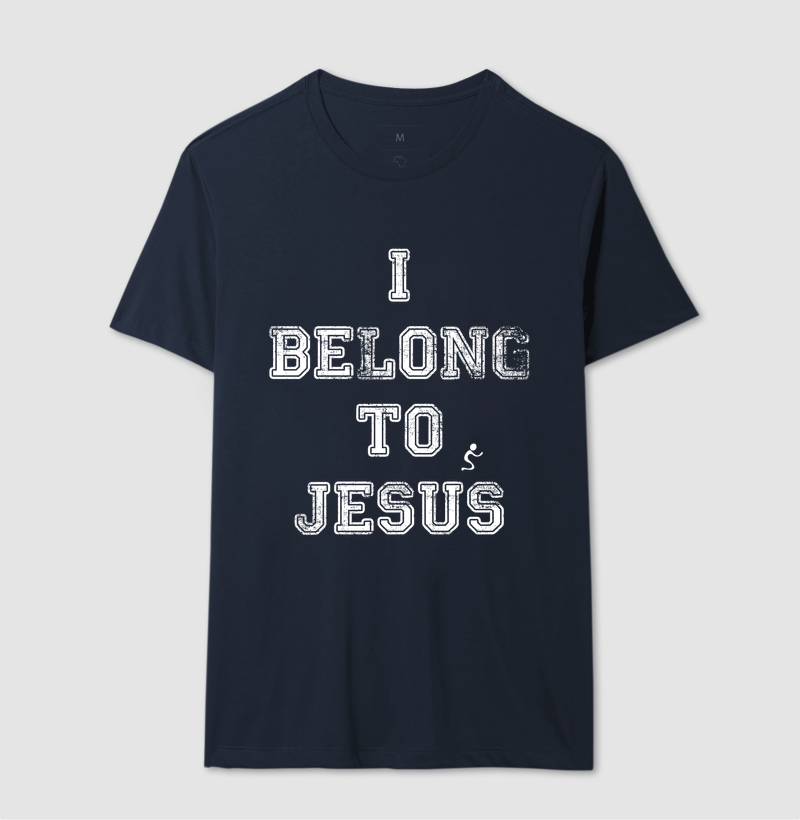 Camiseta Cristã I Belong to Jesus Pertenço a Jesus - Imagem 6