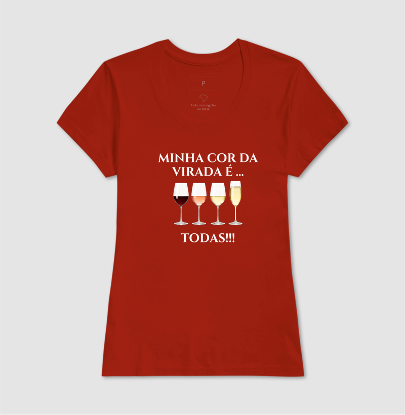  Camiseta Minha Cor da Virada É - Imagem 9