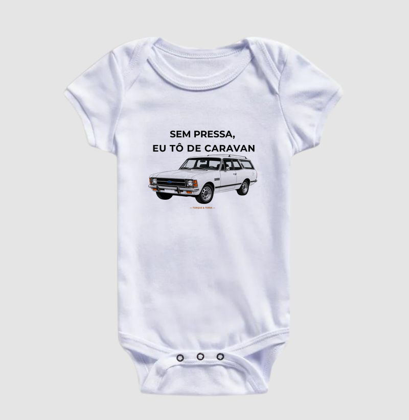 Sem pressa, eu tô de Caravan - Branca - Imagem 3