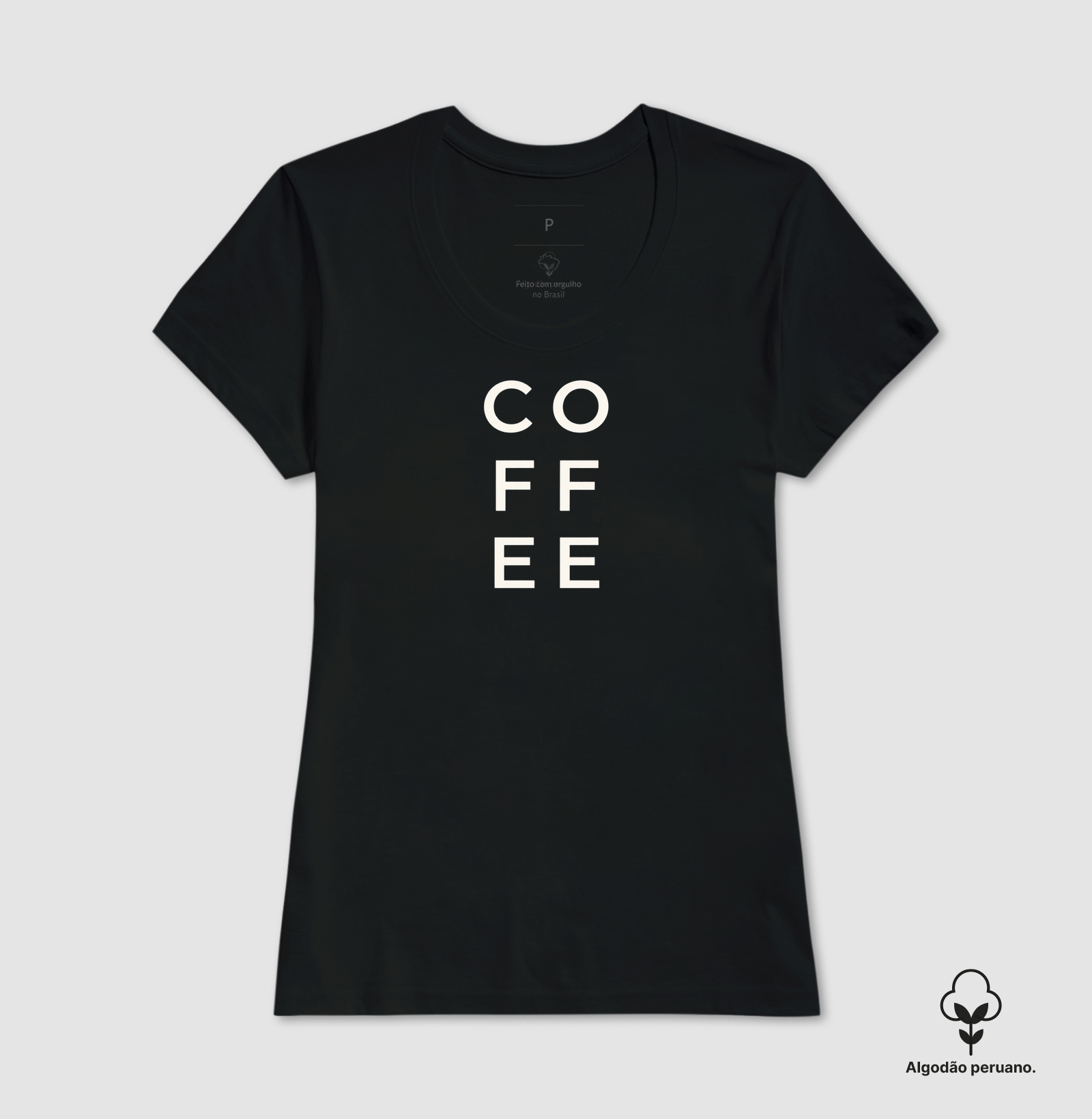 Camiseta Coffee Minimal — Algodão Peruano - Imagem 6