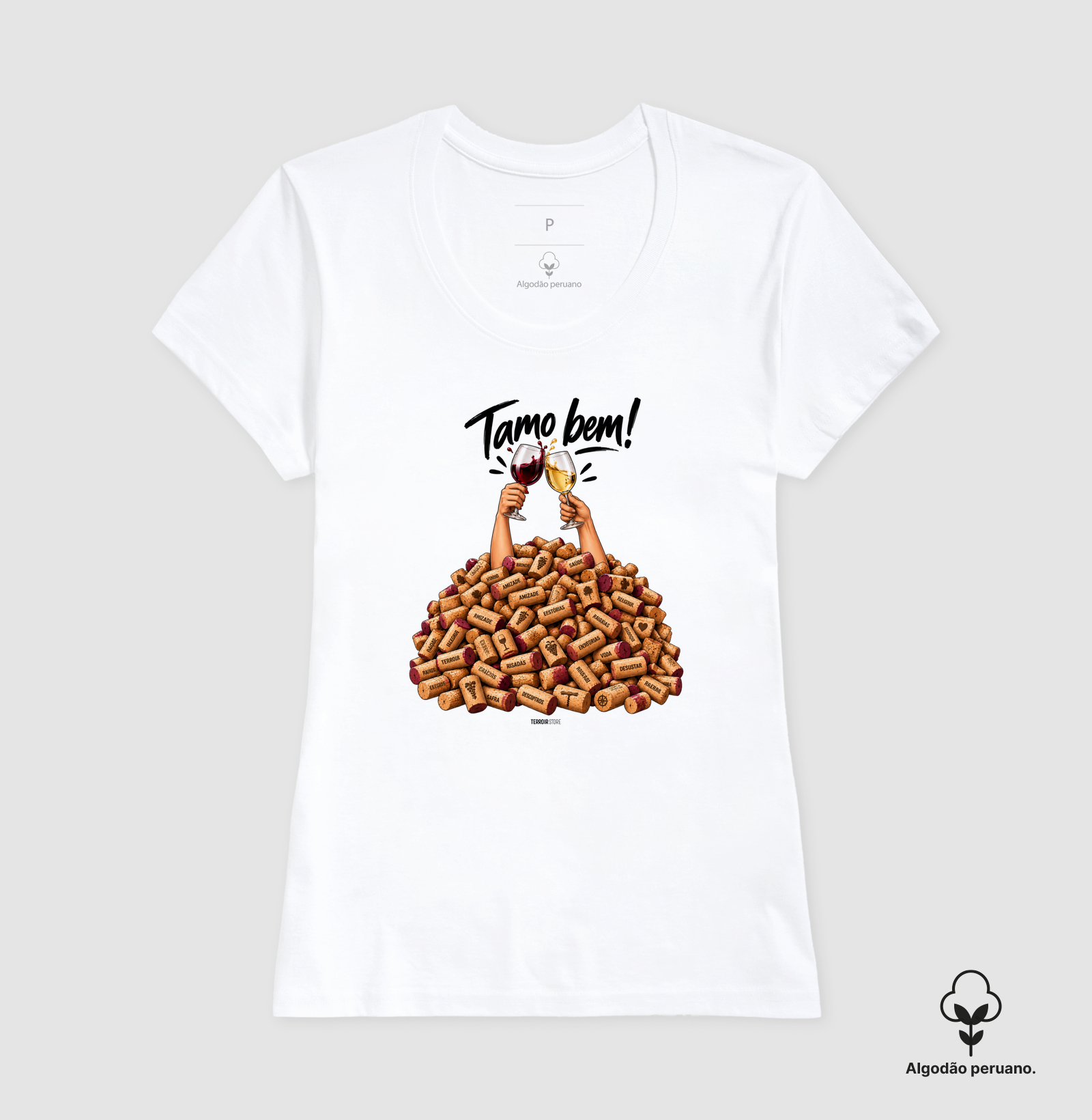 Camiseta “Um Brinde” – Amizade & Wine Lifestyle - Imagem 9