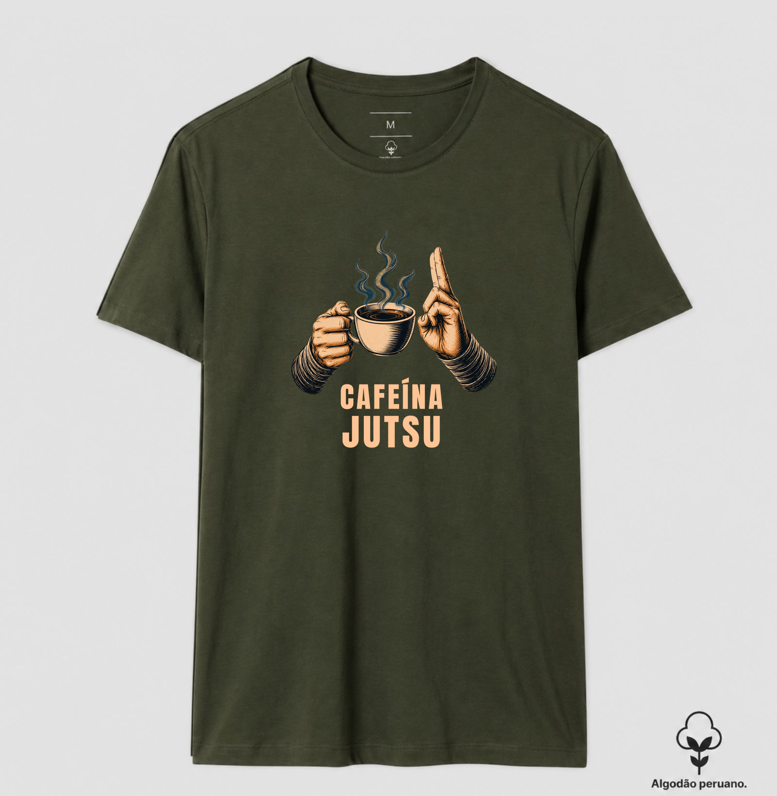 Camiseta - "Cafeína Jutsu" - Imagem 2