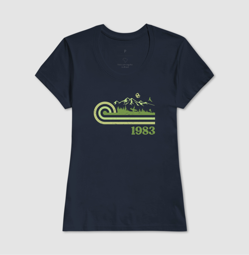 Camiseta Retro Vintage Forest Moon 1983 - Imagem 5