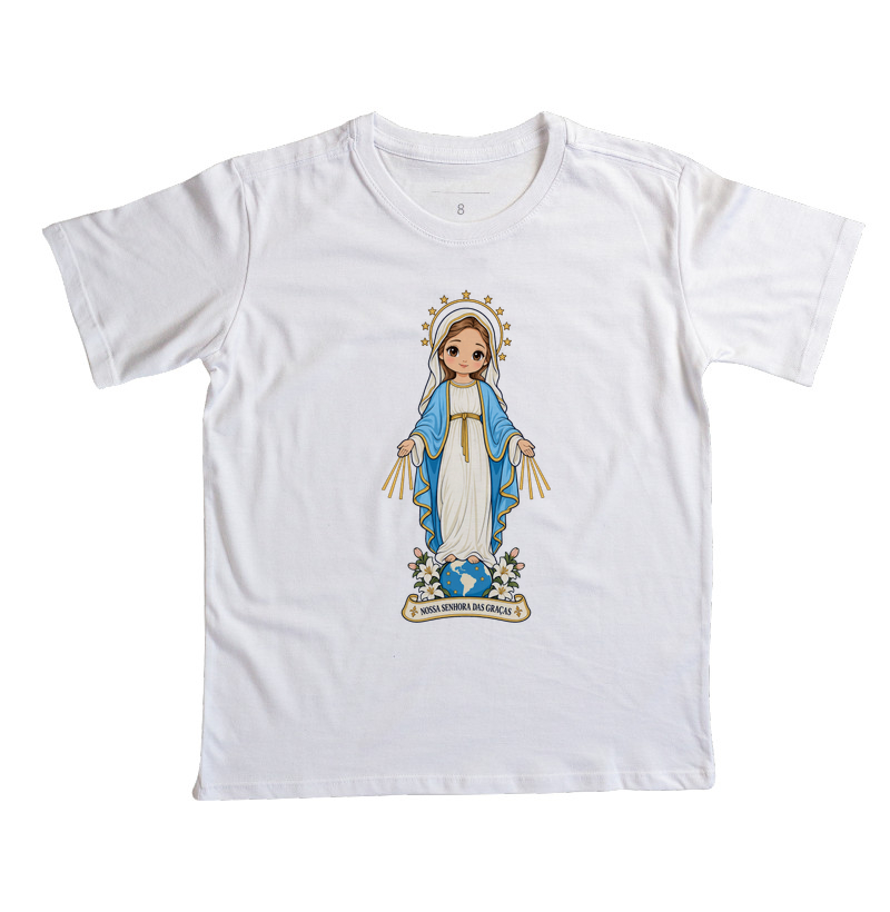 Nossa Senhora das Graças estilo chibi - Imagem 5
