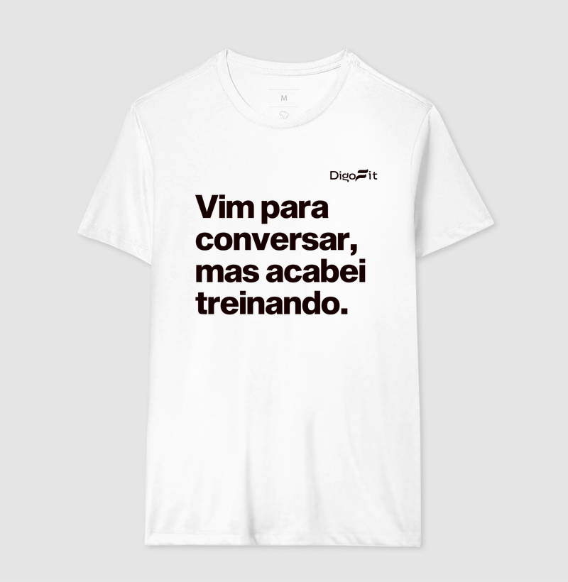 CAMISETA ACADEMIA VIM PARA CONVERSAR - Imagem 4