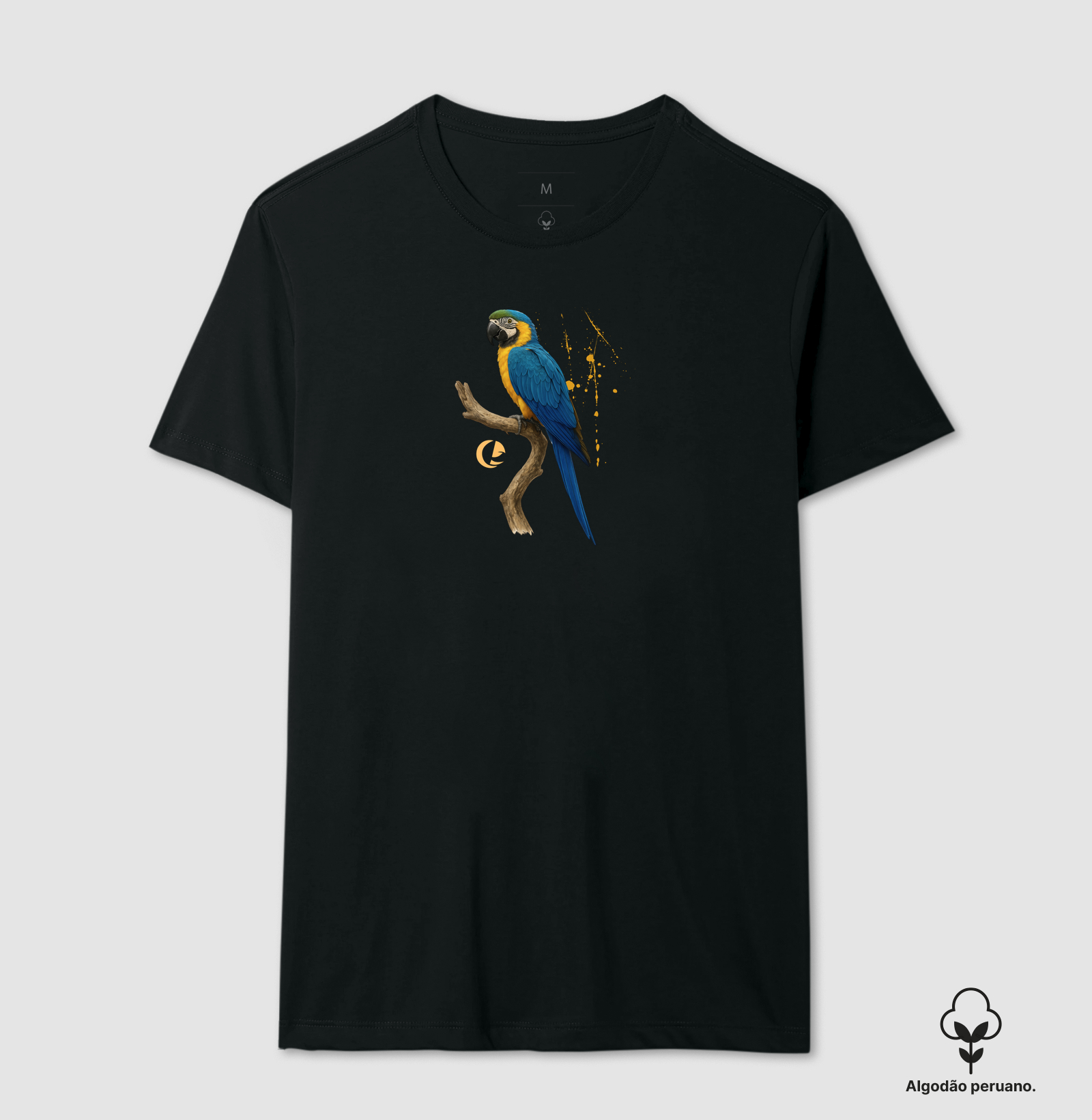 Camiseta Algodão Peruano - Arara Canindé - Imagem 3