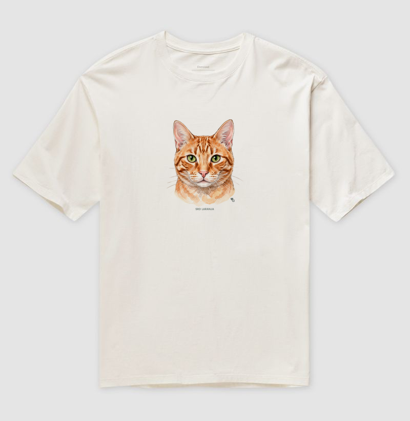 Gatos - SRD Laranja - Oversized - Imagem 6
