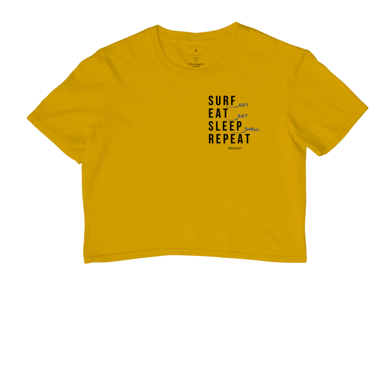 Cropped Surf (Eat). Eat. Sleep. Repeat. - Imagem 8
