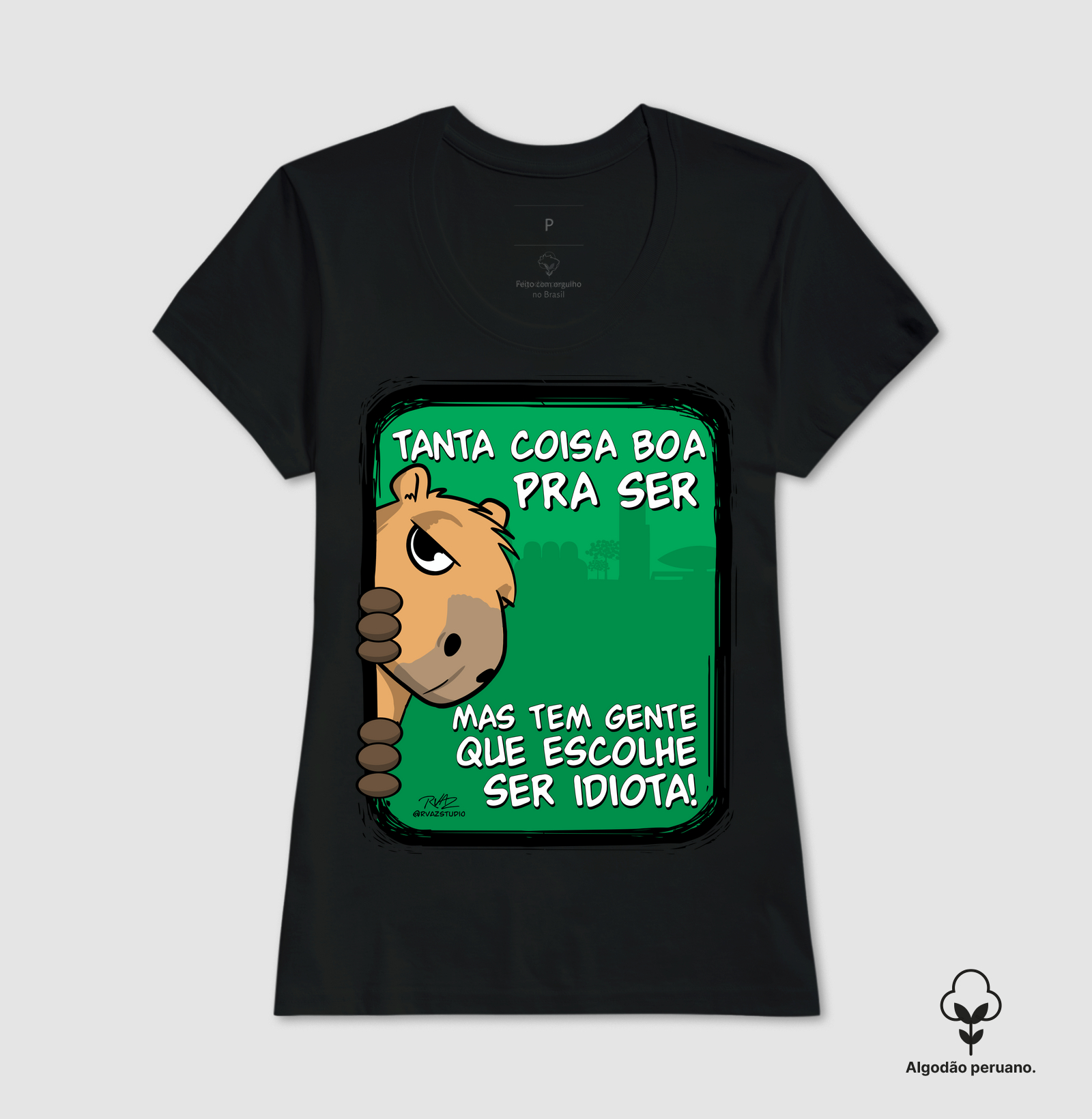 Camiseta Capivara Tanta coisa - Imagem 4