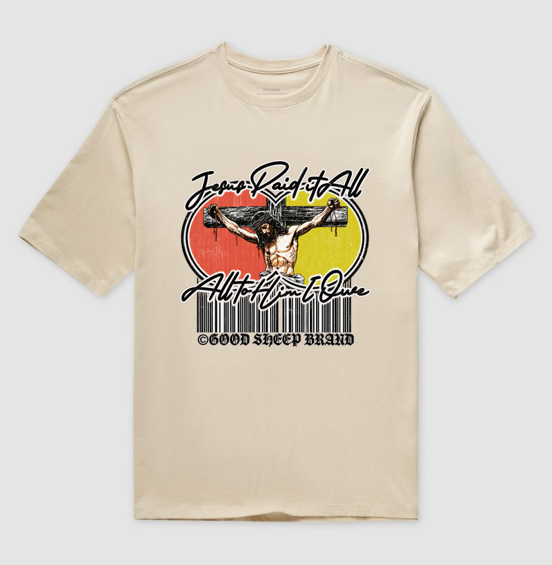 Tshirt Jesus Paid It All - Imagem 4