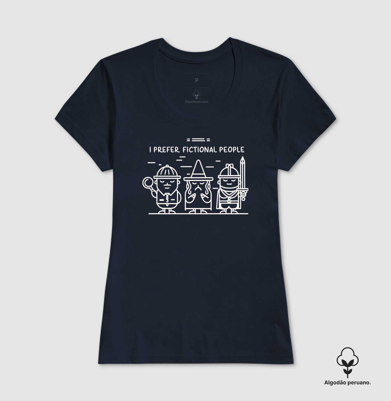Camiseta Algodão Peruano Fugitivo da Realidade - Imagem 6