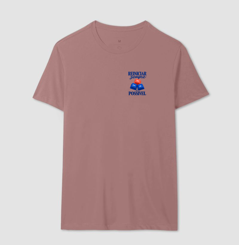 Camiseta Reiniciar Sempre é Possível - Imagem 4