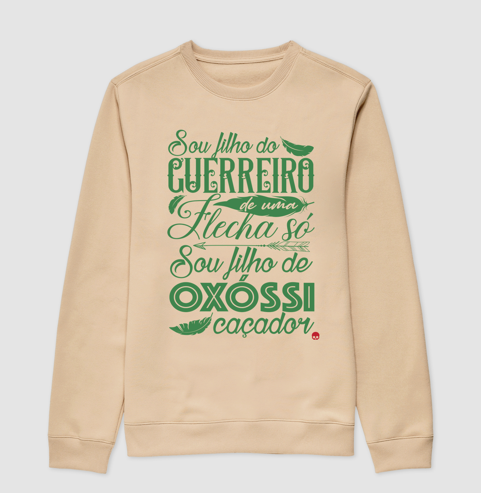 Camiseta Umbanda Oxóssi - Sou filho de um Guerreiro - Imagem 3